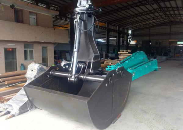 Buy cheap Kobelco SK380 Excavator Grab Attachment 3.0 Cum Bucket Capacity Worm Rotating from wholesalers