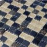 Buy cheap 300x300mm scrabble tile wall art,ceramic mosaic tile, blue mix color from wholesalers