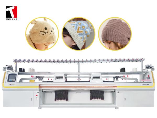 Buy cheap 1.2m/s Hat Knitting Machine , 2 Heads Automatic Knitter Machine from wholesalers