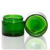 Buy cheap Empty Green Colored Clear Glass Candle Jars With Lid ODM from wholesalers
