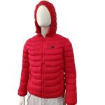 4 Heating Zones Electric Heated Jacket hoodie S Red men and women
