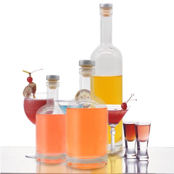 Buy cheap Tequila Super Flint Spirit Glass Liquor Bottles Bartop Cork 750ml from wholesalers