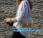 summer tote bag Transparent PVC Beach Shoulder Bags jelly candy bag, Fashionable