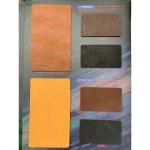 Wood Woven Microfiber Synthetic Leather For Shoes Bags Belts AZO approval