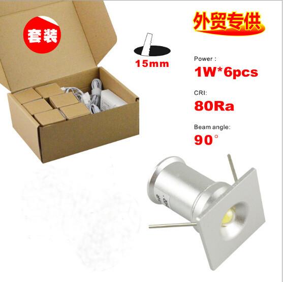 Buy cheap 1W LED Spotlight 15mm hole size Mini recessed LED light lamp for Cabinet lighting from wholesalers