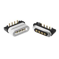Buy cheap 2.2mm Pitch Magnetic Connectors 3A Right Angle Pin Connector 4 Pin product