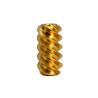 Buy cheap Ra 0.4 Miniature Brass Worm Gear 1 Tooth 1.5 Module AGMA 7 Brass from wholesalers