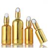Buy cheap Durable Gold Glass Containers Travel Portable Small Gold Silver Dropper Bottles from wholesalers