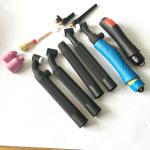 WP 18 Tig Welding Torch 100 Degree Duty Cycle 250AC Rating Customized Cable