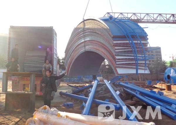 Buy cheap Sheet Type Bolted Cement Silo JX-150 Energy Saving Cement Silo Equipment from wholesalers
