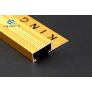 Buy cheap 6063 Aluminum Ceramic Tile Edging , T5 Aluminum Ceramic Tile Edging from wholesalers