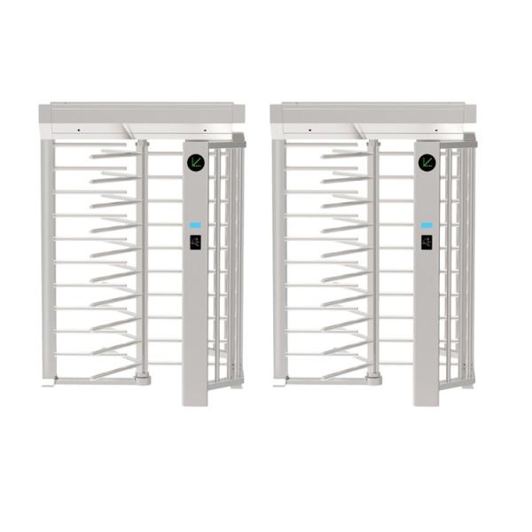 Buy cheap 90 / 120 Degree Rotation Full Height Turnstile Gate Semi Automatic 650mm Passage Width from wholesalers