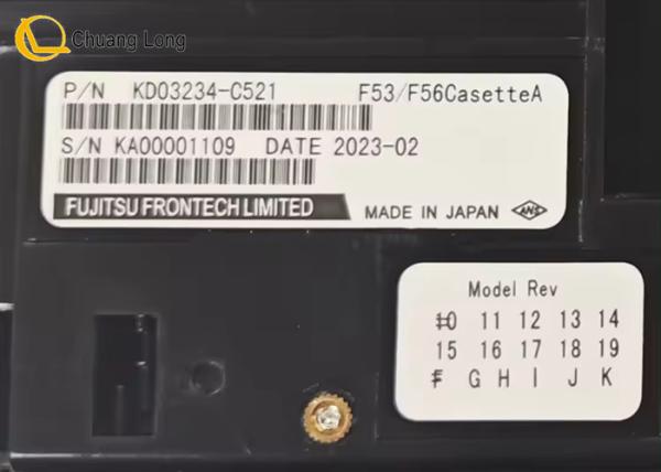 Buy cheap ATM Machine Parts Fujitsu F53 F56 Dispenser Cash Cassette KD03234-C521 from wholesalers