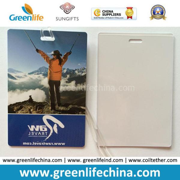 Buy cheap Promotional Plastic Luggage Tag W/Clear Pocket Back for Sport Business from wholesalers