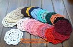 Assorted color handmade crochet Crocheted Doilies for wedding, Crochet Doily,