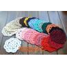 Buy cheap Household Handmade Flower Crochet Doilies, Round Cup Mat Pad, Coaster Placemats, doily from wholesalers