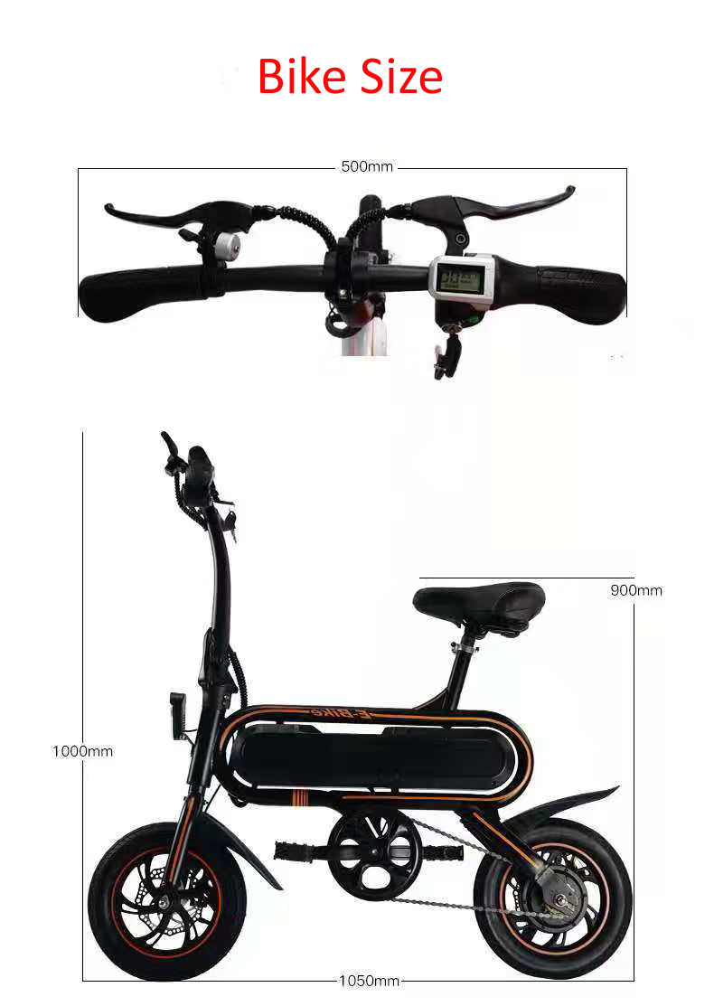 Lithium Battery Powered 12 Inch Eco Electric Bike for Eco-Friendly and Modern Commuting