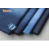 Buy cheap Dark Blue Clothes Coated Stretchy 12oz 100 Cotton Denim Fabric By The Yard from wholesalers