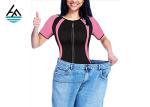 Black Pink Fitness Neoprene Weight Loss Sauna Suit Absorbs Sweat Custom Size