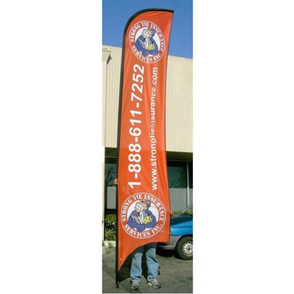 Buy cheap Advertising exhibition event Feather Flag Banners H4m / 13ft Size from wholesalers