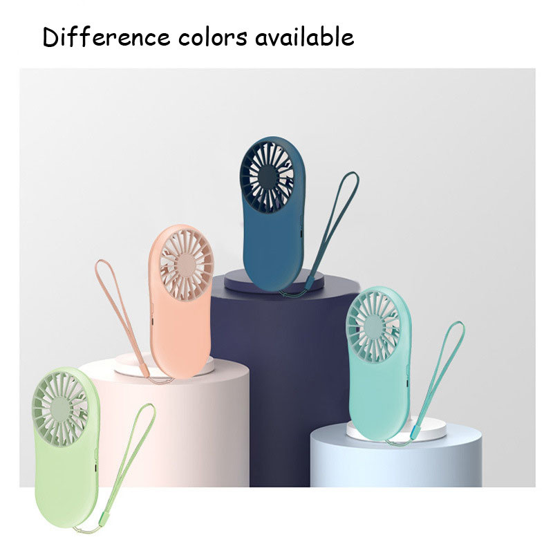 Mini portable usb handheld rechargeable fan with lanyard strap, Customized promotional gifts Fan