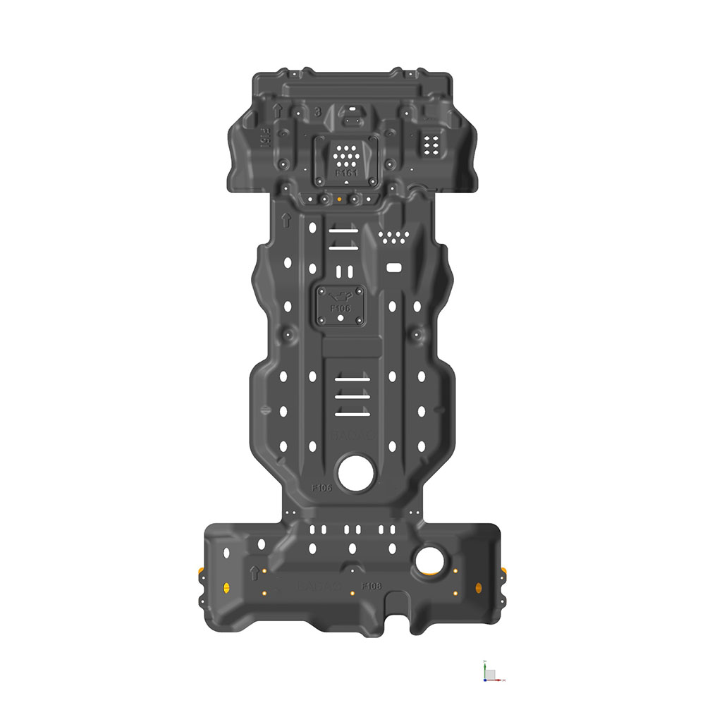 Aluminium Alloy Bash Plate For Toyota Prado LC120 Aluminum Skid