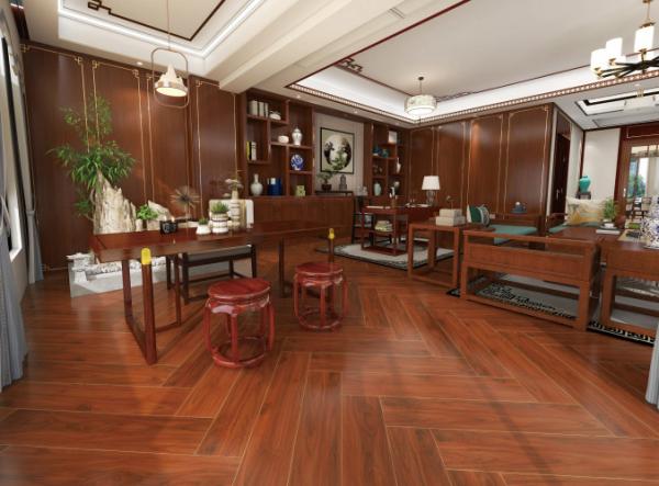 Buy cheap Antibacterial Matt Wall Tile 20x100cm Wood Porcelain Strip Brown Tan Indoor Soft Glazed Floor Tile from wholesalers