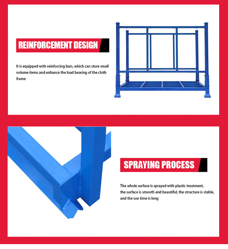 Customized Stainless Steel Pallet Stacking Racks Shelves System Capacity 500-3000kg Per Layer