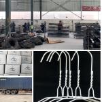 Dry Cleaning Shops Clothes Wire Hanger Wear Resistant 2.3mm Hanger Diamater