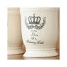 Buy cheap Round 4 Piece Ceramic Bathroom Set White Glazed For Home Hotel from wholesalers