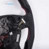 Buy cheap 2022 Custom LED Land Rover Defender Steering Wheel Carbon Fiber Black Leather from wholesalers
