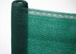 Knitted Greenhouse Shade Netting / Sun Protection Green Net 95% UV resistant
