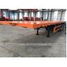 Buy cheap 40FT 3 Axle 45 Ton Container Loading Flatbed Semi Trailer from wholesalers