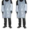 Buy cheap White Plastic Disposable Aprons , Unisex Protective Clothing Aprons from wholesalers