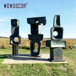 Outdoor Garden 3D Bronze Statues Sculpture Metal Decoration Large Modern