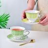 Buy cheap Bohemian Teapot Moroccan Style Green Coffee Cup And Saucer Set Ideal For Business Gifts from wholesalers