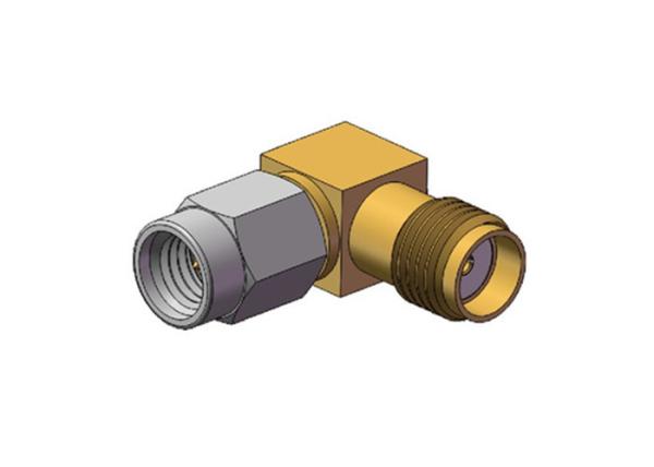 Buy cheap SMA Female to SSMA Male Threaded Right Angle RF Adapter from wholesalers