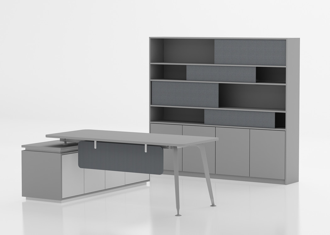 Durable Manager Office Table Furniture L Shaped Executive Desk Modern