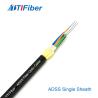 Buy cheap G652D ADSS Fiber Optic Cable All Dielectric 24cores 100m Span Self-Supporting Aerial from wholesalers