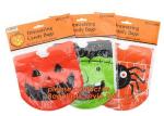 Halloween disposable tin tie paper bag/bread/popcorn/fries/chips/cookies/candies