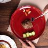 Buy cheap Floral Red Table Mat Included 6-Piece Porcelain Dinnerware Set For Chinese Year from wholesalers