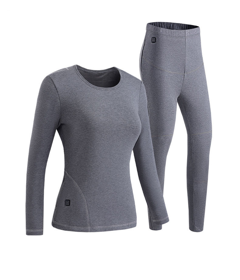 USB Charging Electric Heating Suit Thermal Long Sleeve Underwear