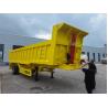 Buy cheap 3 Axle Tractor Tipper Dumper Stone Sand Transport Dump Trailer for Road Construction from wholesalers
