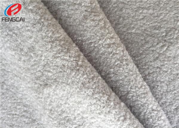 Multi Colour Polyester Tricot Knit Fabric 50D Warp Knitted Bright Velvet Fabric