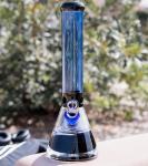 Hookah 24" Water Pipes Glass Bongs Tobacco Classic Beaker With Ice Catcher