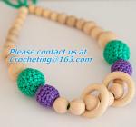 crochet necklace, reversible necklace, crochet jewelry spring summer necklace tt