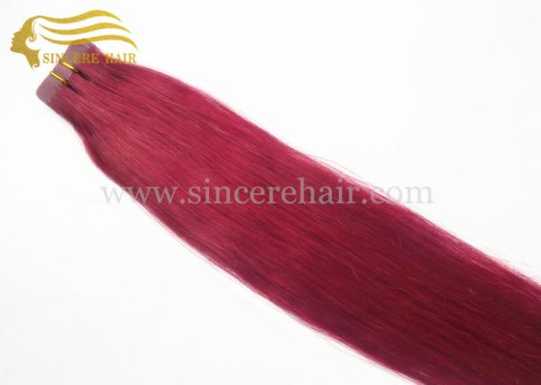 24" Long Straight Hair Extensions - 60 CM Jet Black #1 Tape In Remy Human Hair
