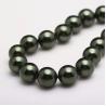 Buy cheap Luxury Luster Black Round 10mm Shell Pearls Necklace 22 inches (N10736) from wholesalers