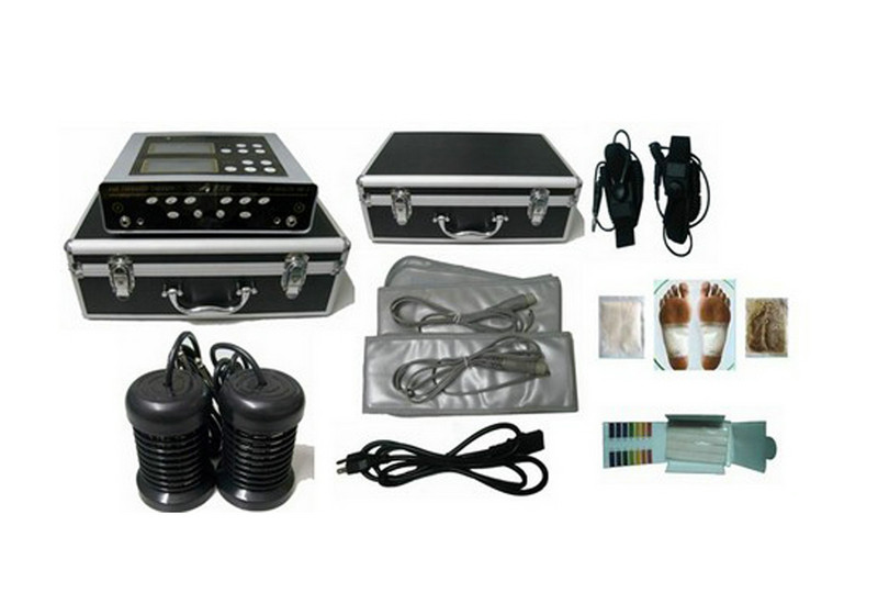 LCD Display Ion Cleanse Bio Detox Foot Spa with heating belts for Two People