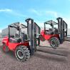 Buy cheap Four Wheel Electric Forklift 4X4 Integrated Rough Terrain 4.5t Forklifts from wholesalers